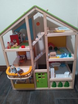 Hape doll house
