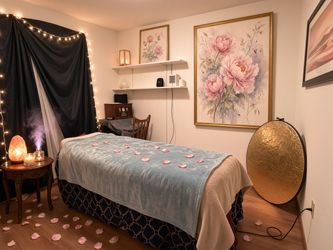 Local massage and light therapy