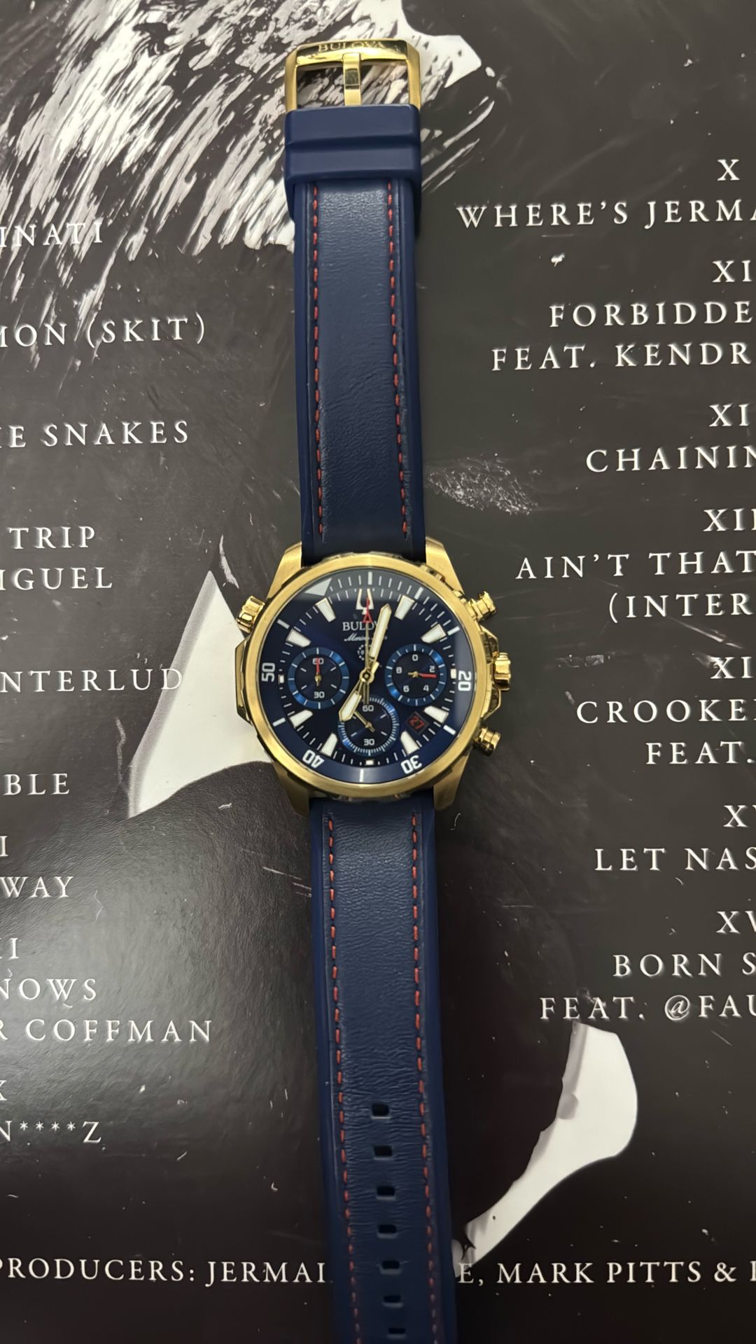 Bulova Marine Star Chronograph Watch 97B168