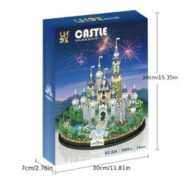 Magic Castle Building Blocks LHOX No.826 /Ages 14/3600 Pcs New Sealed Box