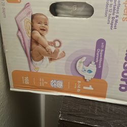 Box Of Newborn Clothes / Diapers / accessories 