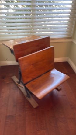 Antique school desk