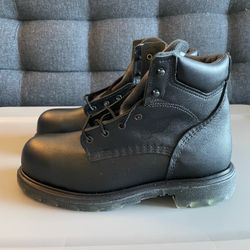 Red Wing 3507 Supersole 2.0 Boots Men's 8.5 D Steel Toe USA Black Leather Safety