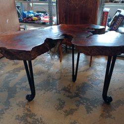 Burl Wood Table 
