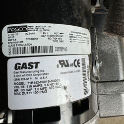 Gast Single Cylinder Compressor