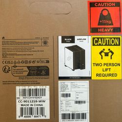 CORSAIR 6500D AIRFLOW Mid-Tower ATX Dual Chamber PC Case – Tempered Glass… BRAND NEW & SEALED