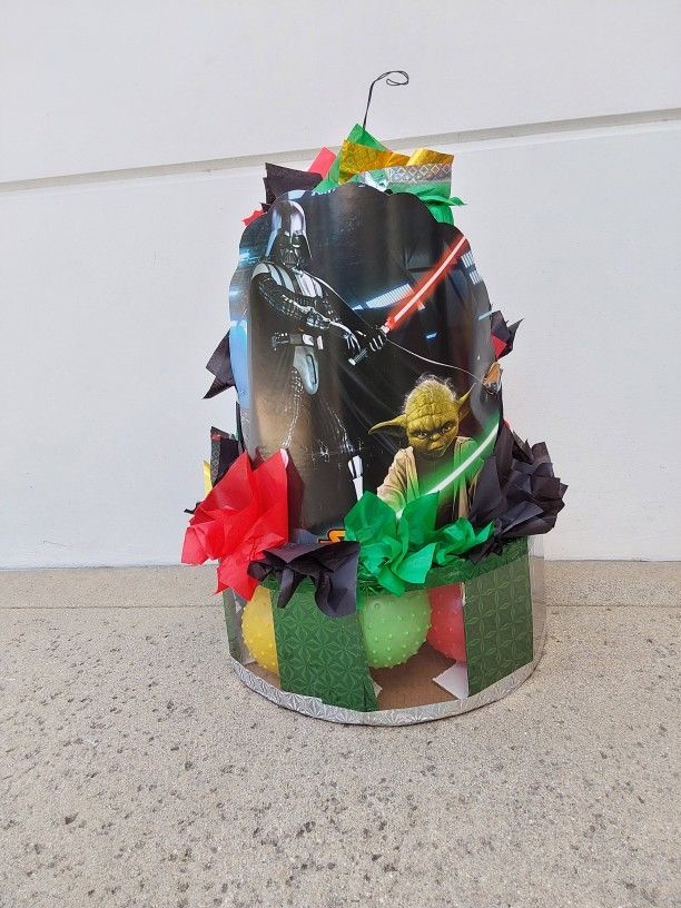 Star Wars 3 Tier Style Piñata For Birthday Parties