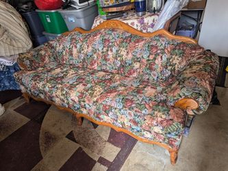 Vintage Floral Couch & Chair $150