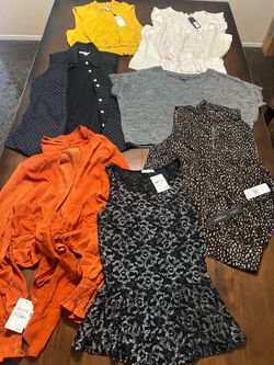 Women’s Designer Dress Tops & Blouses Bundle (7 Pieces)