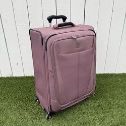 Travelpro Maxlite 5 | 25" Lightweight Spinner Softside Expandable Suitcase | Dusty Rose