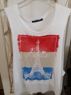 New womans size large workout shirts