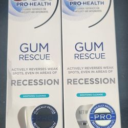 (2) Crest Pro-Health Gum Rescue Anticavity Toothpaste 4.6 oz