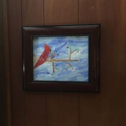 Cardinal In Winter