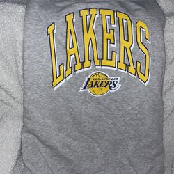 Los Angeles Lakers Crewneck Sweatshirt - Gray - Vintage- Perfectly