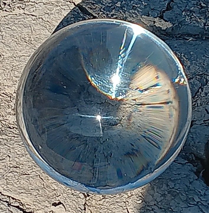 Crystal Ball- 150mm (6") Sphere - Clear