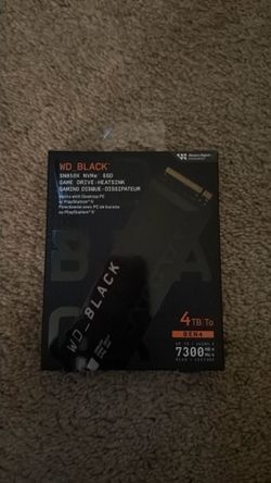 4TB PS5 SSD – WD_BLACK SN850P Official Licensed w/ Heatsink