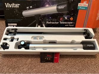 Sale pending … Vivitar 60x/120x refractor telescope