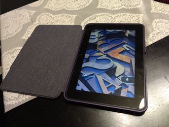 Kindle fire w/case