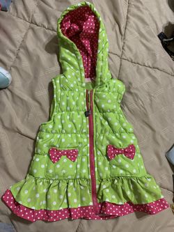 Baby girl toddler winter vest