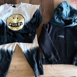 Volcom Set And Hoodie 24month/2t