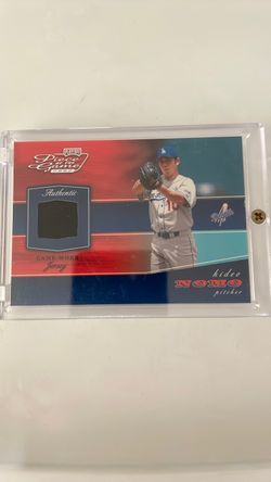 2002 Playoff Piece of the Game Hideo Nomo Jersey Relic Card