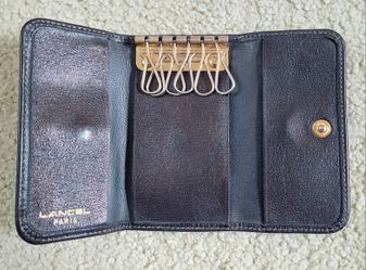 Vintage LANCEL Paris Key Holder Leather Case, $35