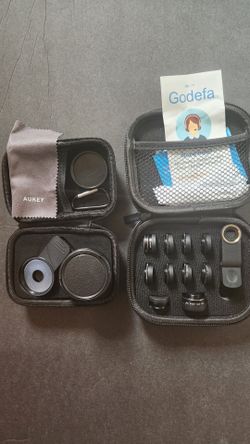 Godefa + AUKEY Smartphone Camera Lens Kits – UNUSED – 2 Sets – $30