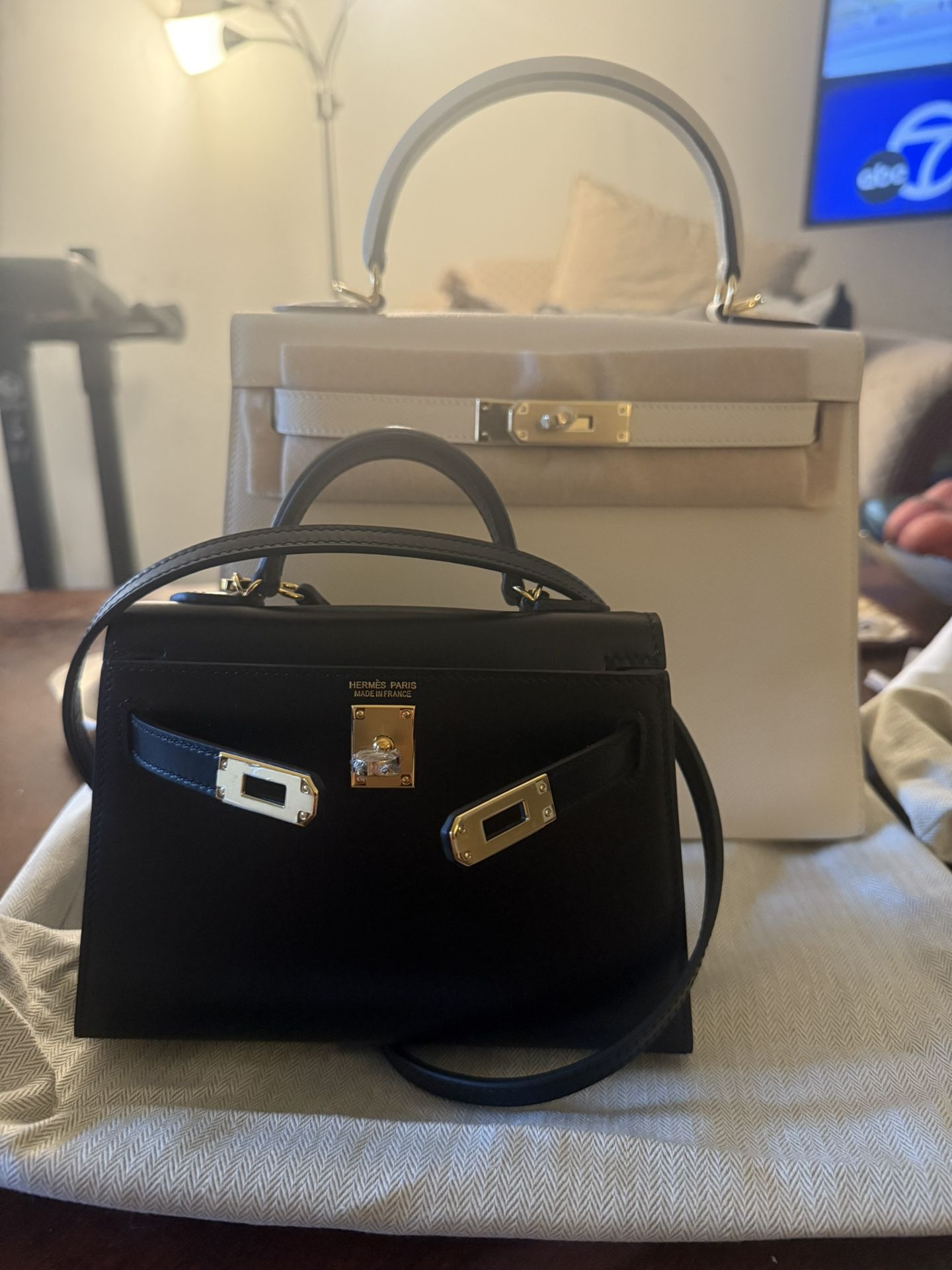 H Kelly Leather Bag