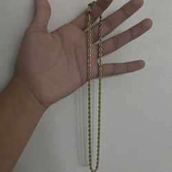 Selling Gold Plated Rope Chain