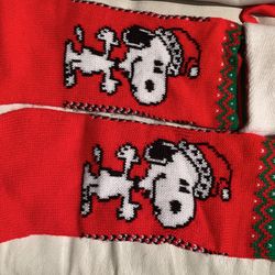 Hallmark Vintage Snoopy Stockings