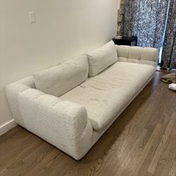 96” Super Comfy Crate & Barrel Sofa – Modern Look, Gently Used!