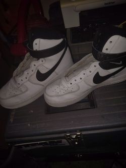 Nike Air Force 1 High White Black Sneakers