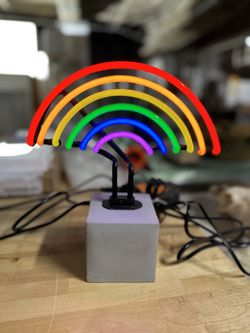 Rainbow Neon Decor