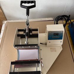 Heat press mug machine
