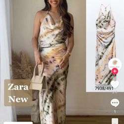 Zara New Long Dress
