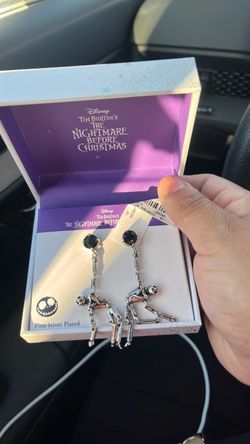 Disney Nightmare Before Christmas Jack Skellington Earrings