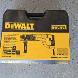 DEWALT SDS Rotary Hammer Drill, Vibration Control Shocks, Corded (D25263K)