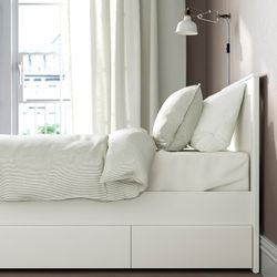 Two Twin Size IKEA Bedframe With Storage Drawers