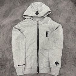 Grey Chrome Hearts Hoodie