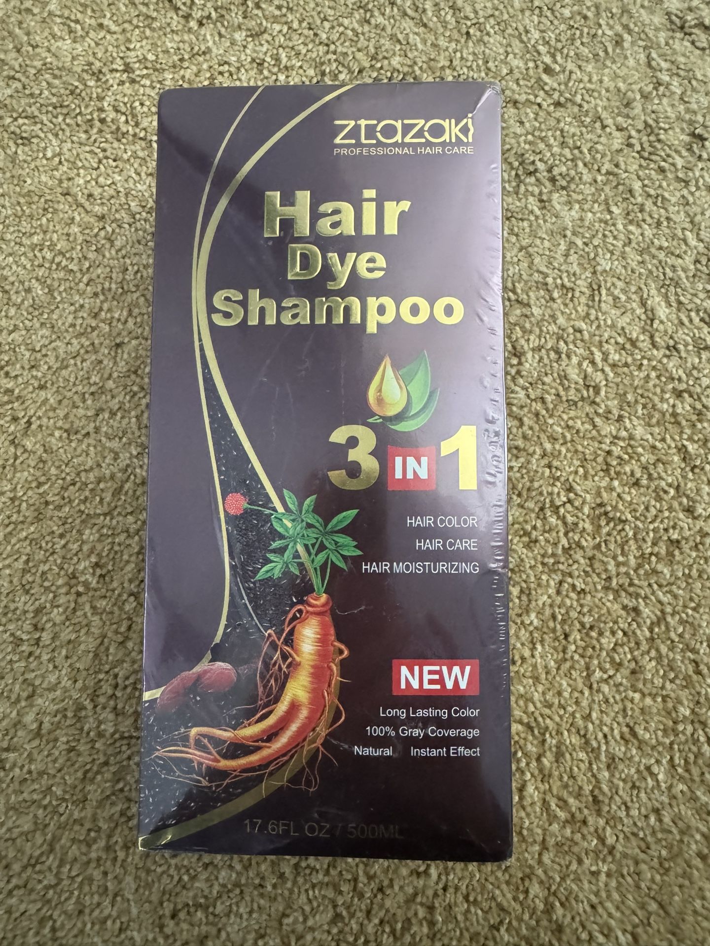 Dark Brown Hair Dye Shampoo