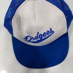 Vintage LA Dodgers Trucker Hat Used condition 