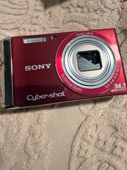 Sony Cyber-shot DSC-W370 14.1MP CCD Vintage Digital Camera - 100% Working comes with new charger and 2 new battery