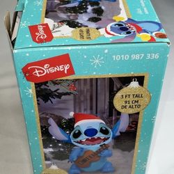 GEMMY Stitch Outdoor Inflatable 3 ft Lighted Christmas Inflatable Disney 