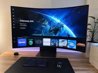 Samsung Odyssey Ark 55” 4K Curved Gaming Monitor – 2nd Gen