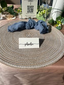 167 Boho Rattan Chargers Placemats 