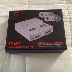 Retro SNES game Console W/ 3 Games