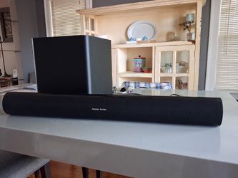 Harman/kardon sound bar and sub woofer