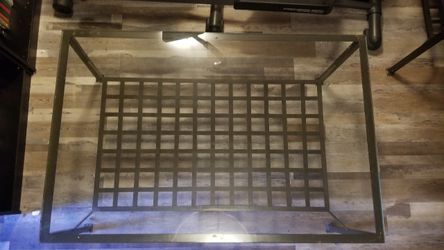 IKEA glass coffee table and side table