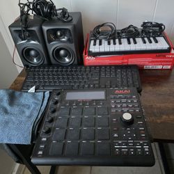 Mpc Mpk Mini And M Audio Monitors 
