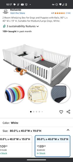 2 Room Whelping Box For Xl Dog